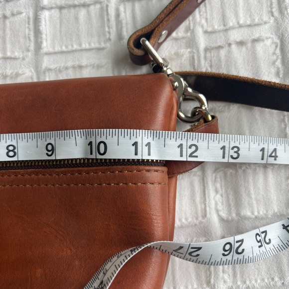 Big Buck Bags 100% Genuine Leather Large Clutch Crossbody Wrist & Shoulder Strap - Picture 11 of 12